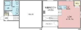PRIMAVERA WEST〈賃料減額キャンペーン中〉【202号室】の間取り