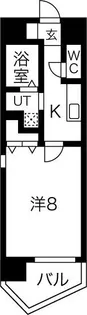 THE BAY FLAT(ザベイフラット)【908号室】の間取り
