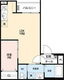 GRANDBLUE TODAYUTAKAⅠ【3階】の間取り