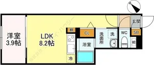 LUORE黒川EAST【302号室】の間取り