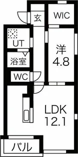 Alba Toyokuni【205号室】の間取り