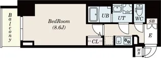 S-RESIDENCE東別院【703号室】の間取り