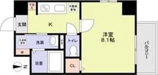 P-SQUARE Shumoku III【4階】の間取り