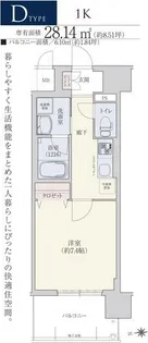 リシュドール大須【404号室】の間取り
