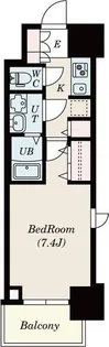 S-RESIDENCE葵Ⅱ【607号室】の間取り