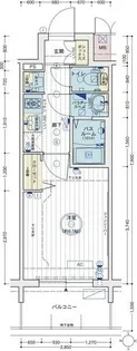 エステムコート名古屋グロース【15階】の間取り