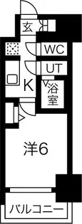 プレサンスNAGOYAシティオ【10階】の間取り