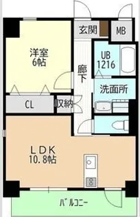 ディアコートKⅦ【0103号室】の間取り