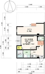 カンファ-フォレスト【203【プラン①】号室】の間取り