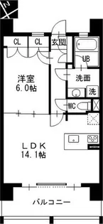 上前津ライズ【5階】の間取り