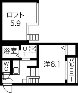 Y’s Square 名城公園【202【プラン①】号室】の間取り