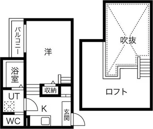 Creo庄内通伍番館【2階】の間取り