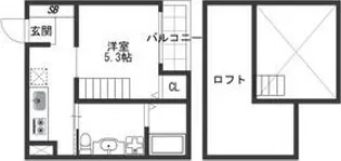 プレシオール【202号室】の間取り