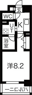 エルスタンザ千代田【8階】の間取り