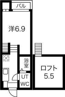 La Mer Bleu【103【プラン①】号室】の間取り