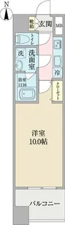 ヴィルクレア桜山【2階】の間取り