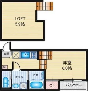 ハーモニーテラス十番町【1階】の間取り