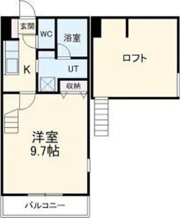 IN STYLE DAIDO-CHO【201号室】の間取り