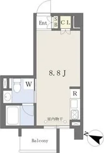 Comfort金山【802号室】の間取り