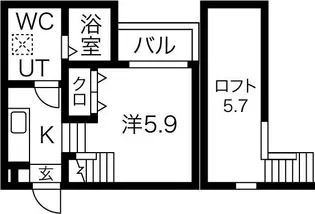 レナージュ【2階】の間取り