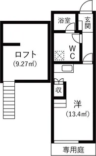 リーフ笠寺【1階】の間取り