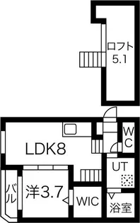 CASA DE LISA【105【プラン①】号室】の間取り