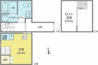 ラフィーカ金山【1階】の間取り