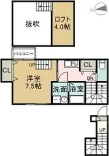 PEACE JOY(ピースジョイ)【2階】の間取り