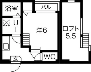 レンガース I【202【プラン①】号室】の間取り