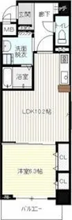 ラトレ白鳥【1階】の間取り