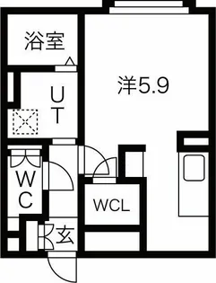 WELL COURT TENMA【2階】の間取り