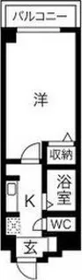 ヒルズかすみ【2階】の間取り