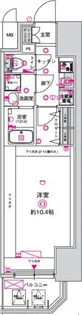 CREST TAPP金山【11階】の間取り