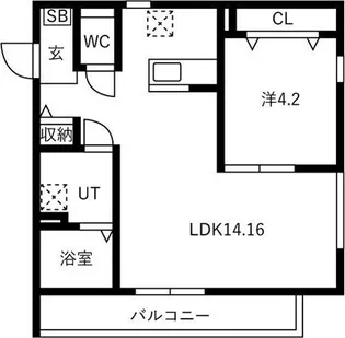 VITALIBERA【2階】の間取り