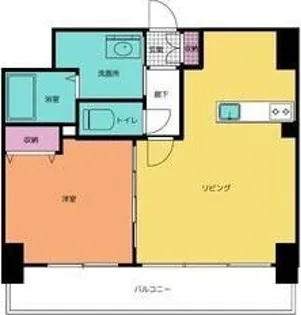 Flos北山王【203号室】の間取り