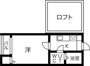 フロール尾頭橋【202【プラン①】号室】の間取り