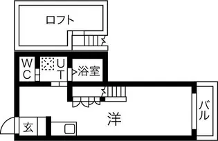 Estudio南脇【105【プラン①】号室】の間取り