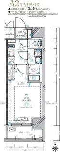 ディアレイシャス名古屋太閤通Ⅳ【9階】の間取り
