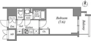 SHOKEN Residence 名古屋〈太閤通〉【15階】の間取り