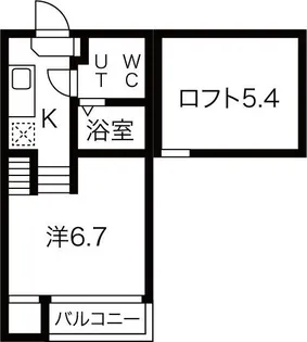 Lino holomua壱番館【202【プラン①】号室】の間取り