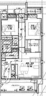 プレスティア藤が丘【4階】の間取り
