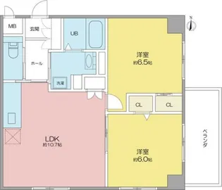 ガーディアン白金【9階】の間取り