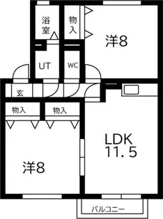 Asobi-PALACE平針台 B棟【202号室】の間取り