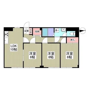 三協コーポ【1階】の間取り