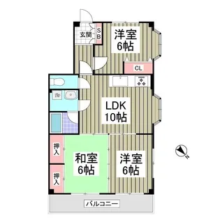 マリエンベルグ【2階】の間取り