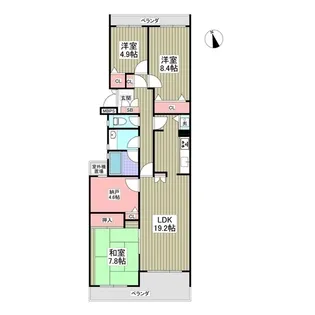 リブレス佐倉【2階】の間取り