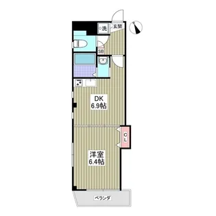 ヴィクトリアンコート千葉【2階】の間取り