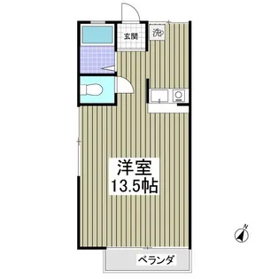 ナカムラハウス【2階】の間取り
