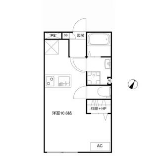 MQuarto梅郷Ⅱ【1階】の間取り