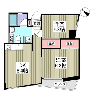 CHASM【3階】の間取り